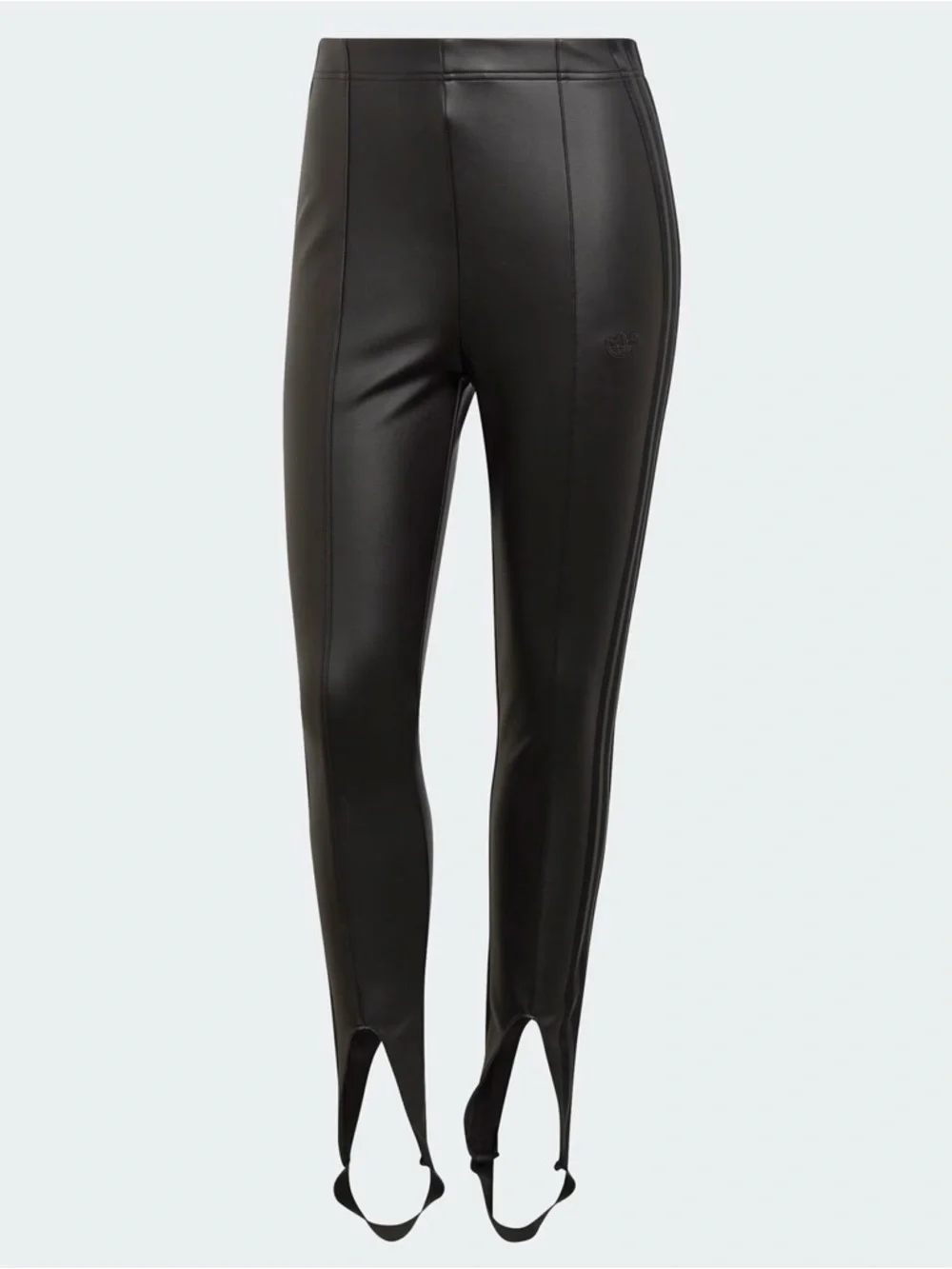 *NWT* ADIDAS Originals Blue Version Women’s Faux Leather Leggings - Size Small - Picture 9 of 10